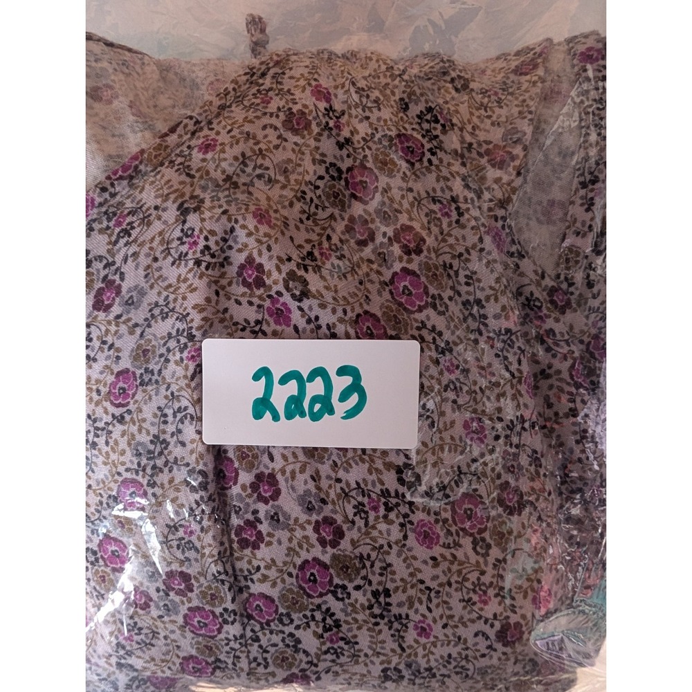 Y2K Mossimo Floral Mini Dress XS Purple Pink Tie Back Boho Feminine Festival - Picture 14 of 14